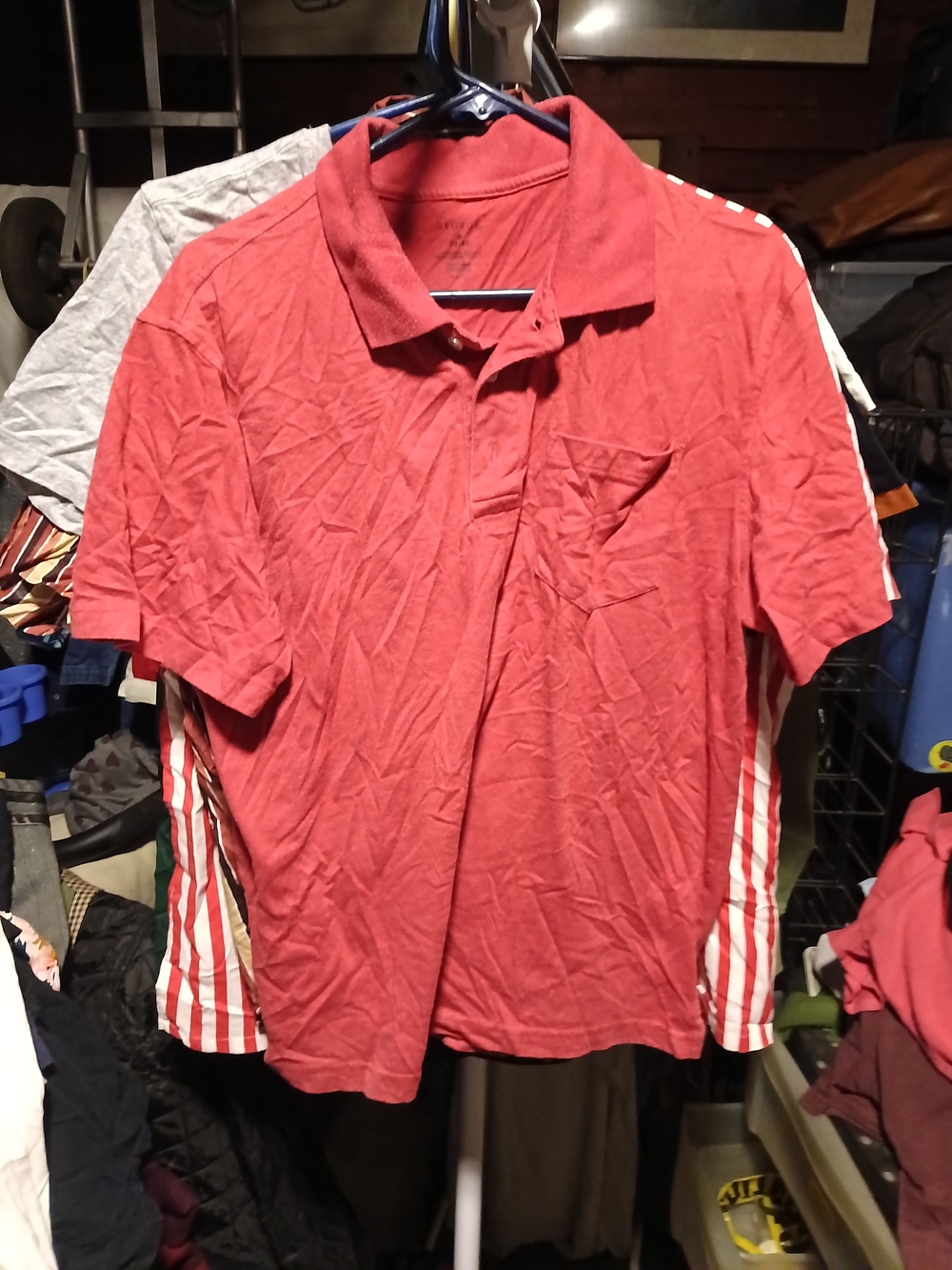 Red Short Sleeve Polo